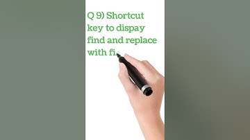 shortcut key to find replace words in #excel #exceltips #exceltech #exceltricks
