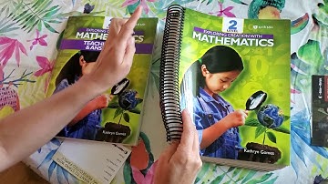 New Apologia Math Level 2 flip through