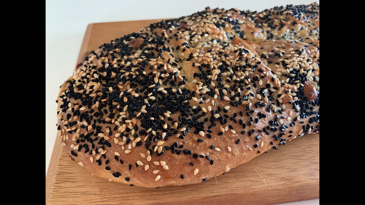 לחם כוסמין שום פטרוזיליה ושמן זית