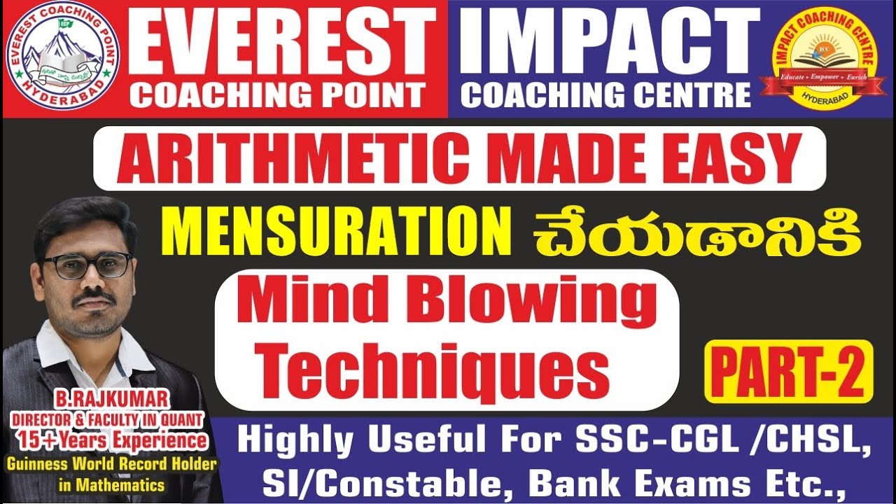 MENSURATION - 2 | TRIANGLE Basic to Advance (RIGHT ANGLE TRIANGLE Detailed Concept) by Rajkumar Sir
