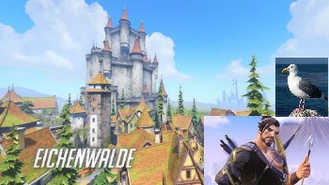 A_Seagull testing out NEW MAP (Eichenwalde) as Hanzo and Reinhardt (PTR)