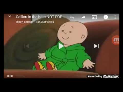 Reaction YTP Caillou in the bath NOT FOR KIDS