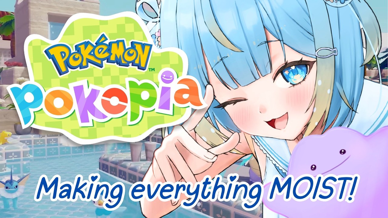 【POKOPIA】hydrating the entire map lets go💦💦💦【Penny Puffball】