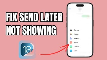 Fix Send Later Not Showing | Schedule Messages On iMessage [2025 Update]