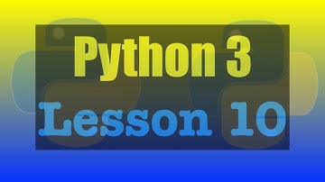 Python programming - lesson 10 (while loops)