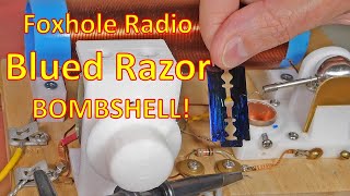 Foxhole Radio Blued Razor Blade BOMBSHELL, EXPLOSIVE Finding!!! ;)  Pt 1/2 (4K)