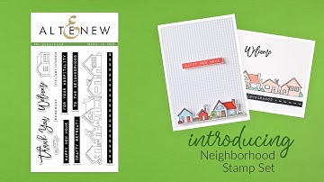 Altenew Stamps Intro: Neighborhood