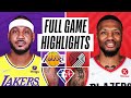 Los Angeles Lakers vs Portland Trail Blazers Full Game Highlights | NBA Season 2021-22