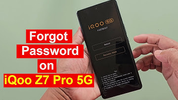 iqoo z7 pro 5g forgot password without pc