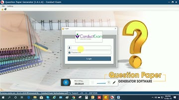 Complete Demo of Question Paper Generator Software | Conduct Exam