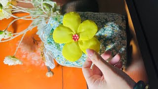 “Little Flower 🌼 Drawstring Bag” | Celi's P
