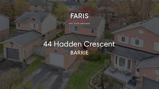 44 Hadden Crescent, Barrie | Home for Sale | Faris Team