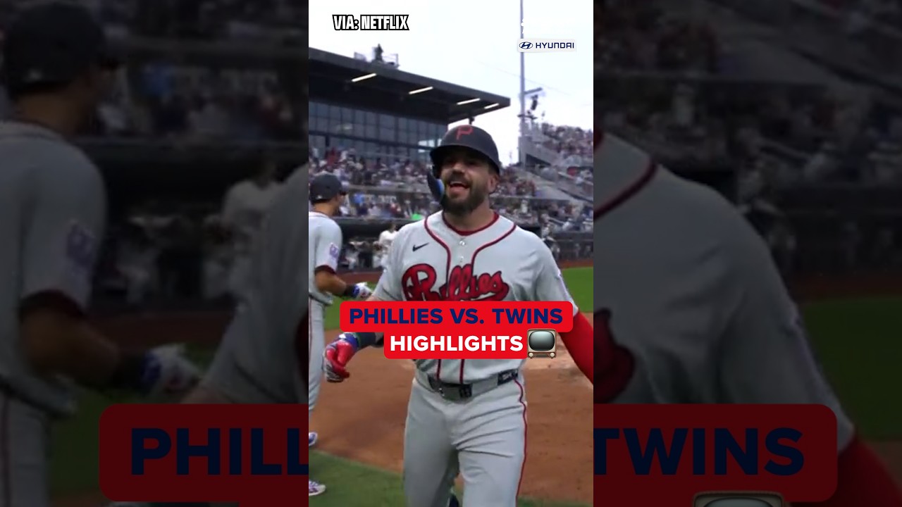 HIGHLIGHTS: Nola deals, Schwarber smacks two homers in a 7-1 win at Field of Dreams Game 🌽