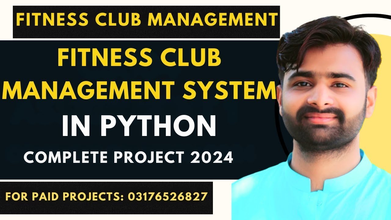 Fitness Club Management System in Python | GYM Management System ...