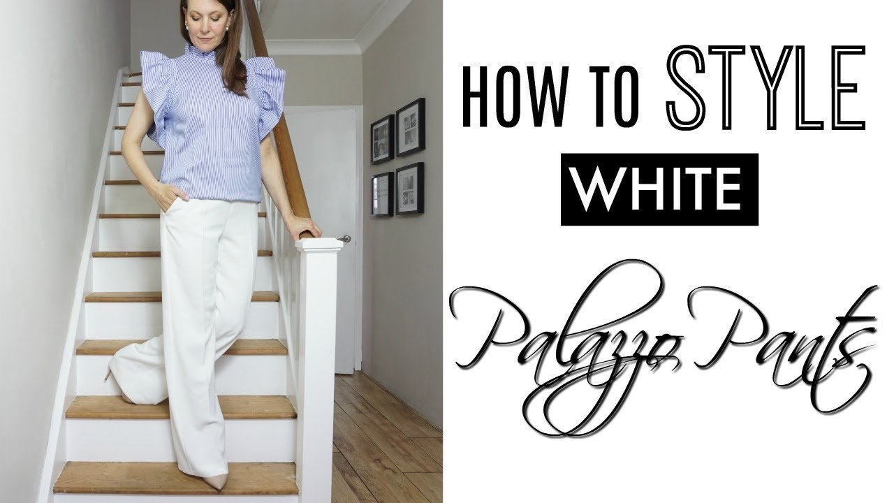 white palazzo outfit