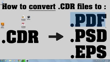.CDR converted to .PDF - Free