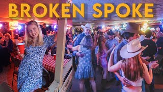 REVIEW OF BROKEN SPOKE - The Best Honky Tonk Bar in Texas, USA 🇺🇸