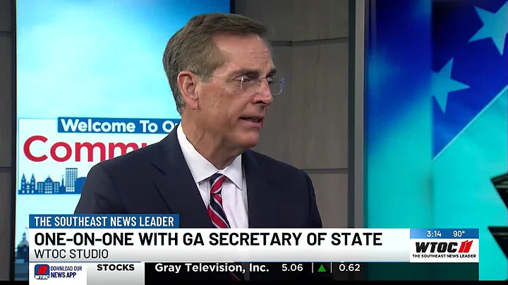 One-on-one interview with GA Secretary of State Brad Raffensperger