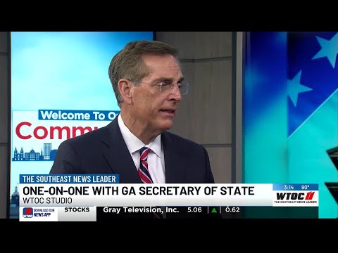 One-on-one interview with GA Secretary of State Brad Raffensperger
