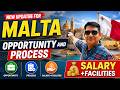 Malta Work Visa 2026 🔥 New Updates | Salary + Process + Facilities