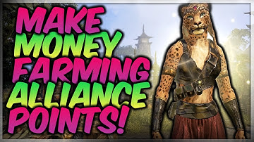 HOW TO MAKE GOLD FAST IN ESO WITH ALLIANCE POINTS! (Elder Scrolls Online Guide)