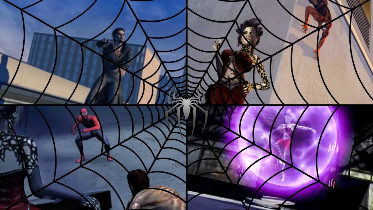 Spider-Man All Raimi Morbius and Shriek Boss Fights