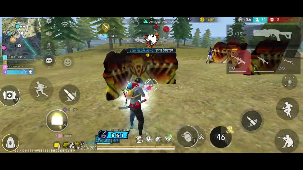 ULTRA LEGEND PLAY FREE FIRE MAX ROJA 4VS4 IMPOSSIBLE 🍷