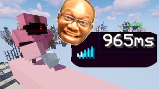minecraft bedwars on low bandwidth internet be like: