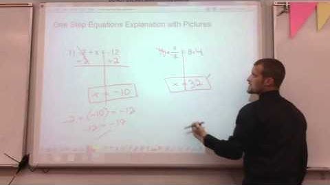 Solving 1 and 2 Step Equations PART 1 of 3