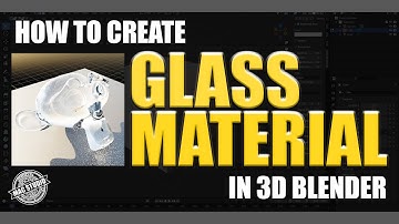 HOW TO CREATE GLASS MATERIAL IN BLENDER | QUICK TUTORIAL