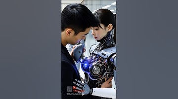 Guy Tries Out the Newest Girlfriend Robot at the Expo.