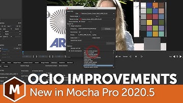 Mocha Pro 2020.5 Update: OCIO and ACES