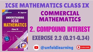 Understanding ICSE Mathematics Class 9 | 2026-27 | 2. Compound Interest | Exercise 2.2 part 3
