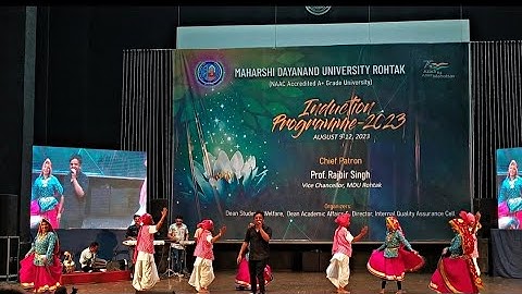 Mast College Music Performance , MDU Induction program 2023 #mdu #mdurohtak #mdu_fest