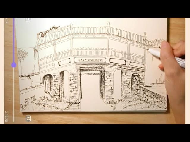 Chùa Cầu Hội An || Sketch - Youtube