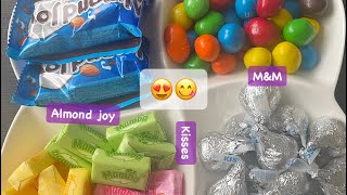 New✨ "Sweet ASMR: Filling the Ultimate Chocolate & Candy Platter!"🍭🍫🍬