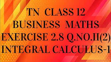 TN 12th business maths chapter 2 exercise 2.8 question number II (2)