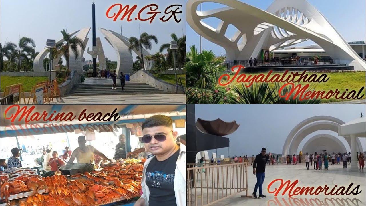 Memorials of former Ministers 👑 || Marina Beach🔥🥳 #memorial #mgrmemorial #marinabeach