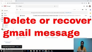 How to delete or recover deleted gmail message and permanently delete bin message BDNL RAKIB