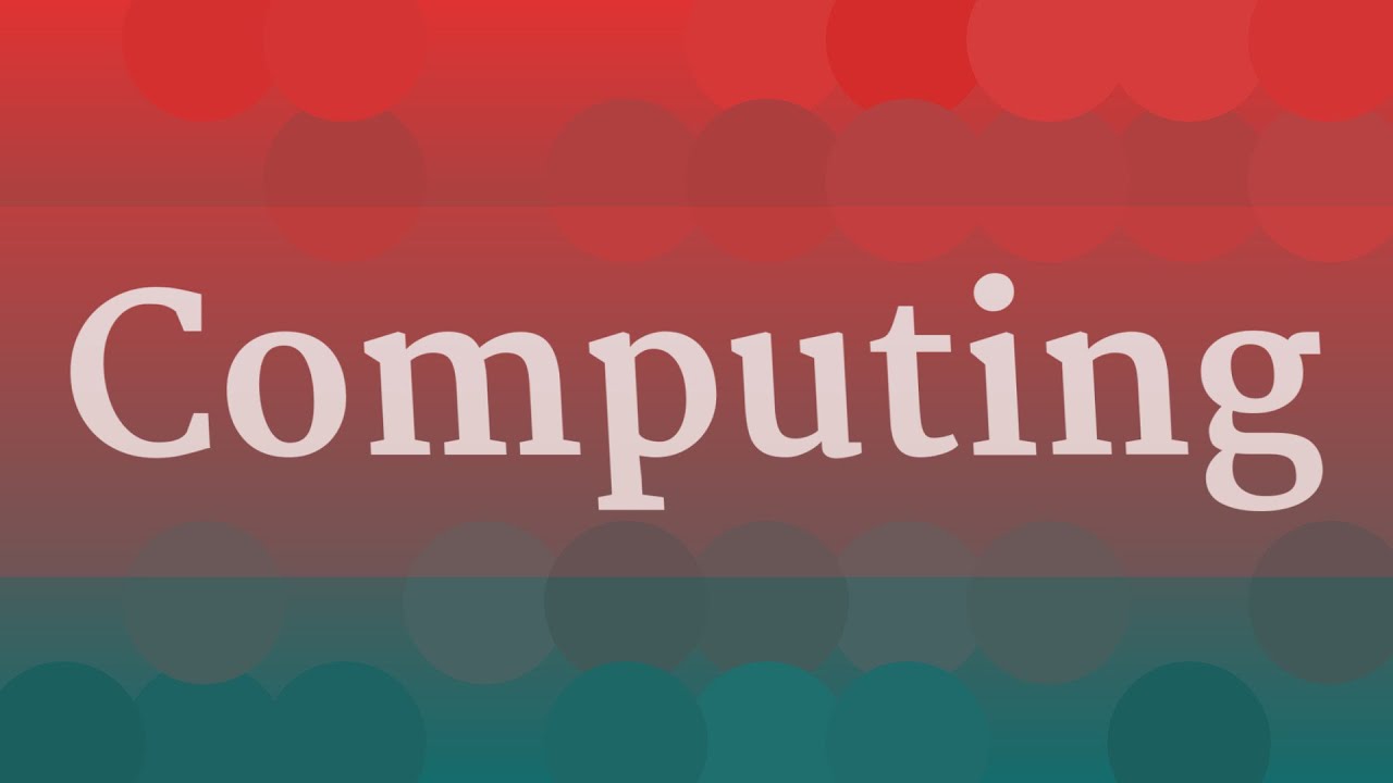 COMPUTING pronunciation • How to pronounce COMPUTING