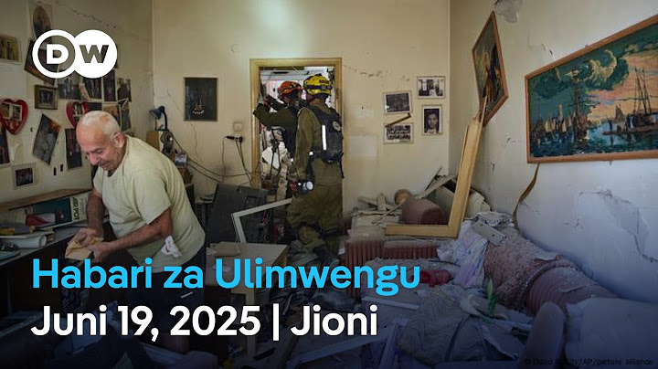 DW Kiswahili Habari za Ulimwengu | Juni 19, 2025 | Jioni | Swahili Habari leo | Podcast