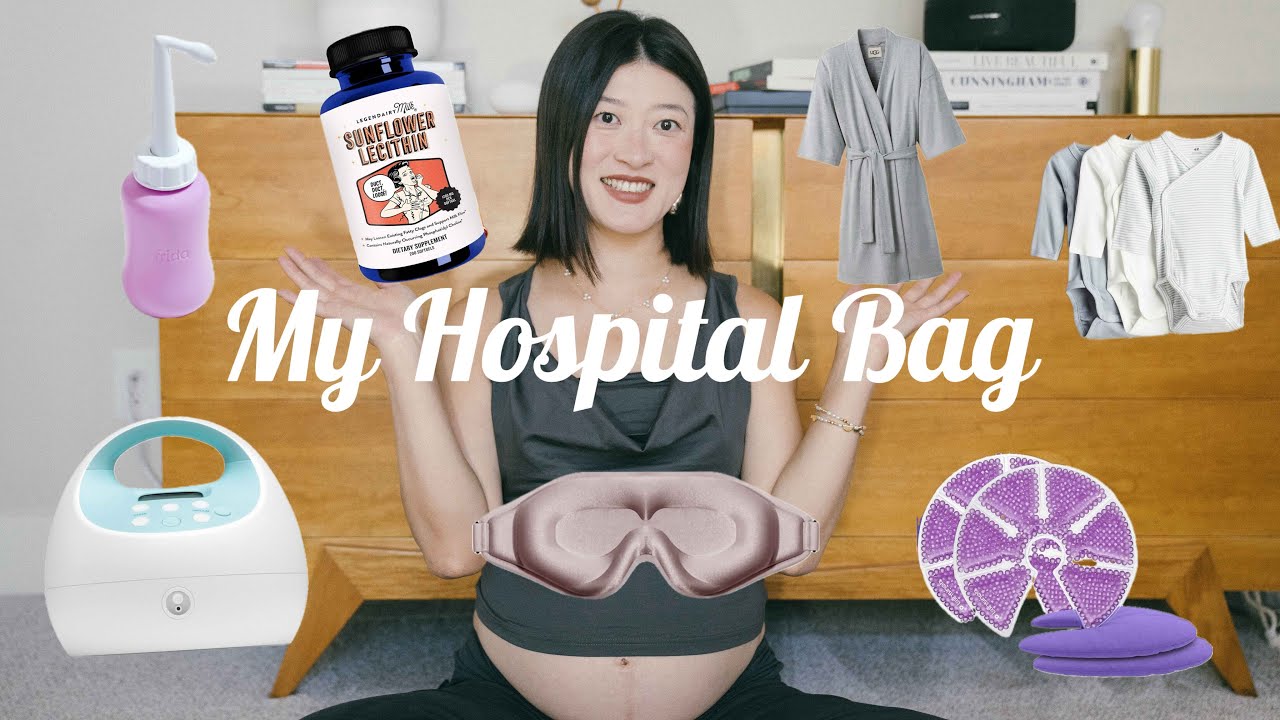 What's in my hospital bag 🍼｜北美待产包分享｜超有安全感的分享清单👶