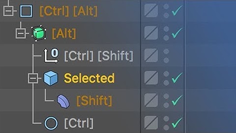 New in Cinema 4D R19: Insert Objects as Parent, Child, or Sibling of Selected Object with Modifiers