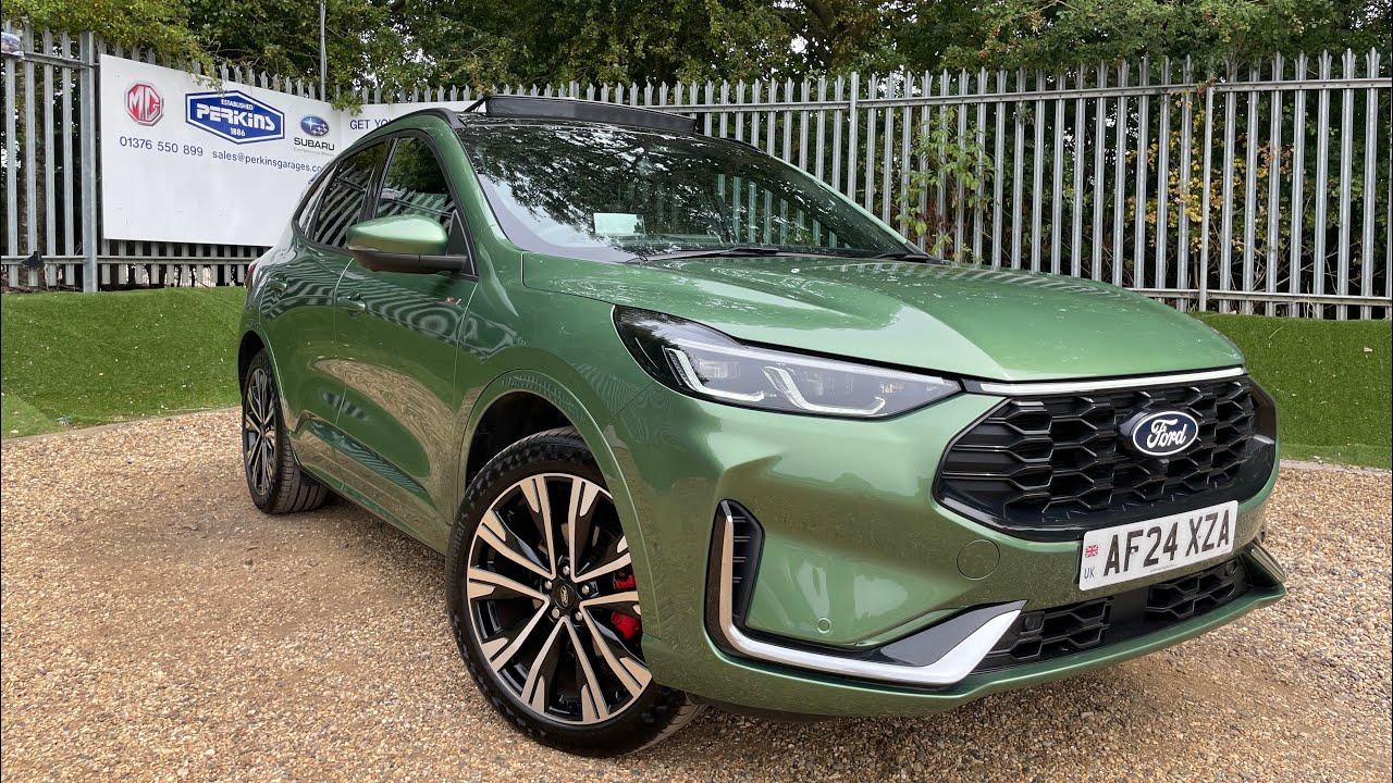 FORD KUGA ST-LINE X PHEV 14.4KwH 39.9 MILE RANGE 2.5L DURATEC 243PS AUTOMATIC CVT BURSTING GREEN 