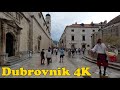 Walk around Dubrovnik Croatia 4K.