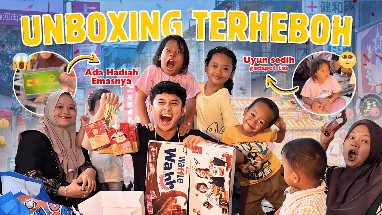 UNBOXING TERHEBOH ADA HADIAH EMAS 😱