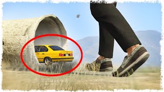 картинка: НАШЕЛ СУПЕР РЕДКУЮ BMW С ТАРАНОМ!!! ПРЯЧЬ & ИЩИ В GTA ONLINE!!!