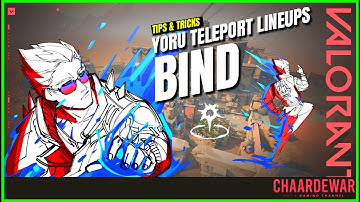 *NEW*Yoru Teleport lineups for BIND | Yoru Plays | Lineups on BIND map | Yoru Buff Patch 5.01