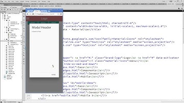 5 34 modals Responsive Design with Materialize