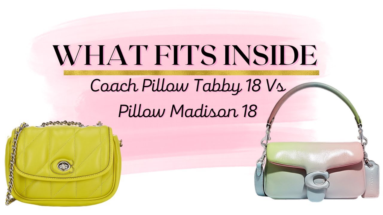 Coach Tabby Shoulder Bag Pillow 18 Black, Hobo Bag